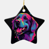 Labrador Retriever Keramisch Ornament (Voorkant)