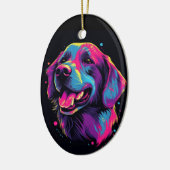 Labrador Retriever Keramisch Ornament (Links)