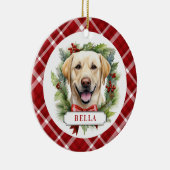 Labrador Retriever Keramische Cirkel Ornament (Rechts)