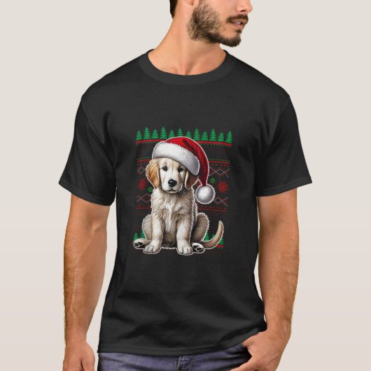 Labrador Retriever Kerst Lelijke Trui Funny Do T-shirt (Voorkant)