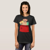 Labrador Retriever Kerst Present Lab T-shirt (Voorkant volledig)