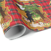 Labrador Retriever kerstboom Cadeaupapier (Rol Hoek)