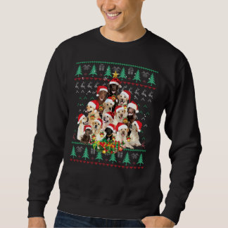 Labrador Retriever kerstboom Ugly Sweater