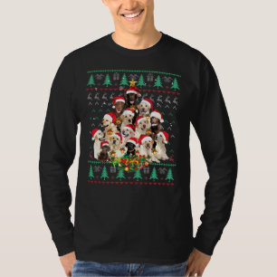 Labrador Retriever kerstboom Ugly Sweater T-shirt