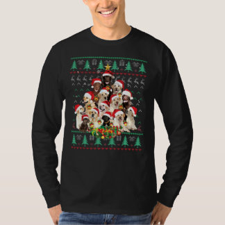 Labrador Retriever kerstboom Ugly Sweater T-shirt