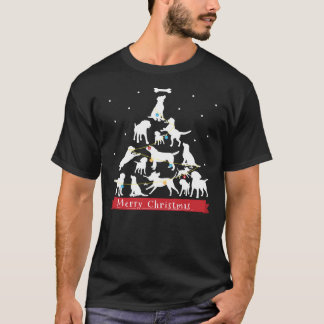 Labrador Retriever Kerstboom voor Labrador Ret T-shirt