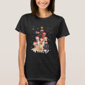 Labrador Retriever kerstboomhond T-shirt (Voorkant)