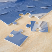 Labrador Retriever Kerstboot Vakantie Legpuzzel (Zijkant)