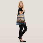 Labrador Retriever Kerstboot Vakantie Tote Bag (Op model)