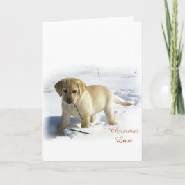 Labrador Retriever kerstcadeaus Feestdagen Kaart