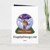 Labrador Retriever kerstcadeaus Feestdagen Kaart (Achterkant)