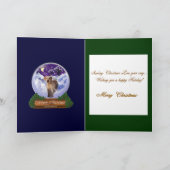 Labrador Retriever kerstcadeaus Feestdagen Kaart (Binnen)