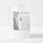 Labrador Retriever kerstcadeaus Matglas Bierpul (Voorkant links)