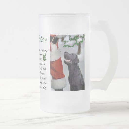 Labrador Retriever kerstcadeaus Matglas Bierpul (Rechts)