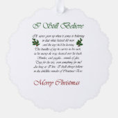 Labrador Retriever kerstcadeaus Ornament Kaart (Achterkant)