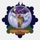 Labrador Retriever kerstcadeaus Ornament Kaart (Voorkant)