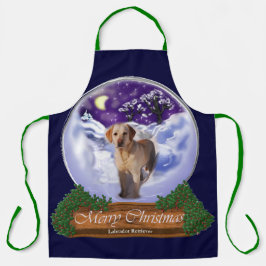 Labrador Retriever kerstcadeaus Schort