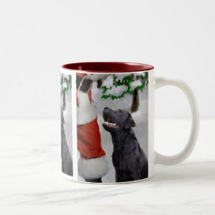Labrador Retriever kerstcadeaus Tweekleurige Koffiemok