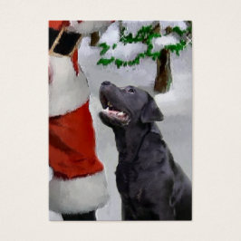 Labrador Retriever kerstcadeaus Visitekaartjes