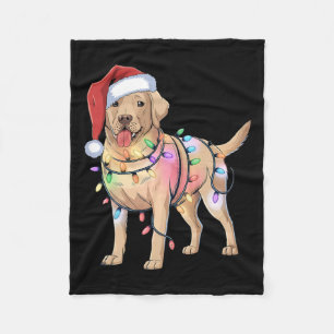 Labrador Retriever Kerstfeest Hondenliefhebber 1 Fleece Deken