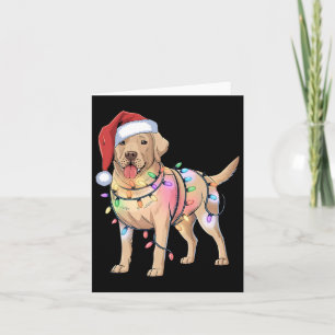 Labrador Retriever Kerstfeest Hondenliefhebber 1 Kaart