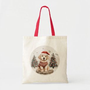 Labrador Retriever Kersthond Tote Bag