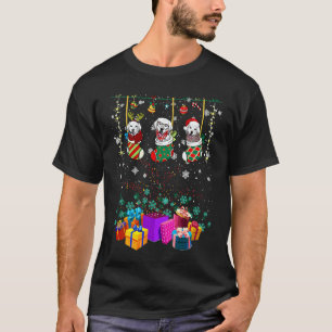 Labrador Retriever Kerstlichtjes   Kerst Sokken D T-shirt