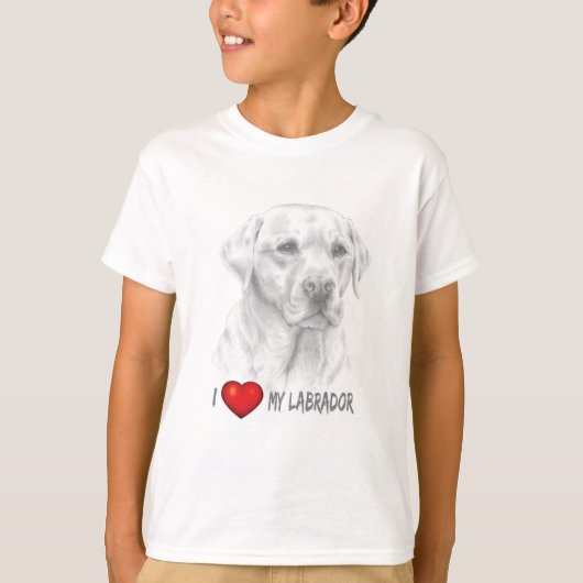Labrador Retriever Kinder T-Shirt (Voorkant)