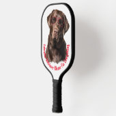 Labrador Retriever Kisses Fix Alles Pickleball Paddle (Links)