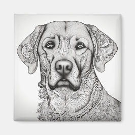 Labrador Retriever Koelkast Magnet