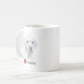 Labrador Retriever koffie-mok Koffiemok (Voorkant links)