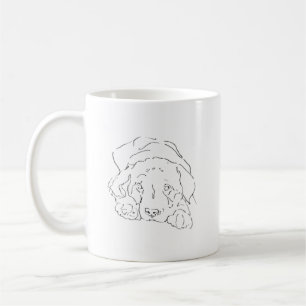 Labrador Retriever koffiemok, hond-moeder keramiek Koffiemok