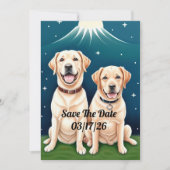 Labrador Retriever Koppel Kaart (Voorkant)