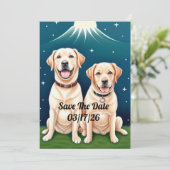 Labrador Retriever Koppel Kaart (Staand voorkant)