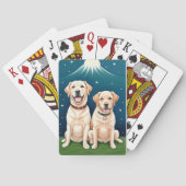 Labrador Retriever Koppel Pokerkaarten (Achterkant)
