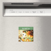 Labrador Retriever krijgt een goed magneet (Insitu (Vaatwasser))