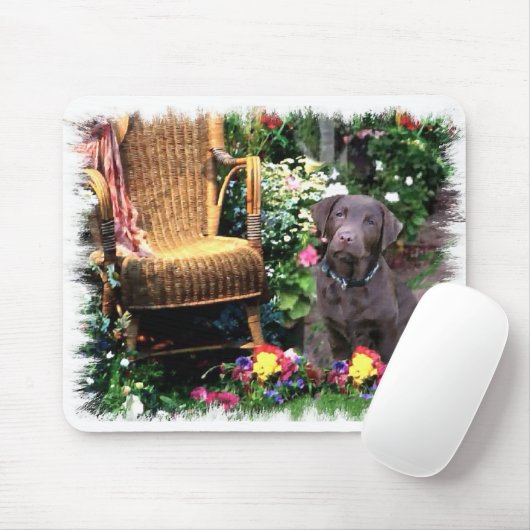 Labrador Retriever Kunst Geschenken Muismat (Met muis)