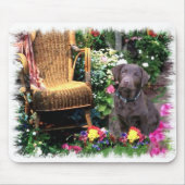 Labrador Retriever Kunst Geschenken Muismat (Voorkant)