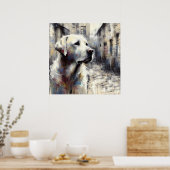 Labrador Retriever Kunstposter Poster (Keuken)