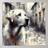 Labrador Retriever Kunstposter Poster (Voorkant)