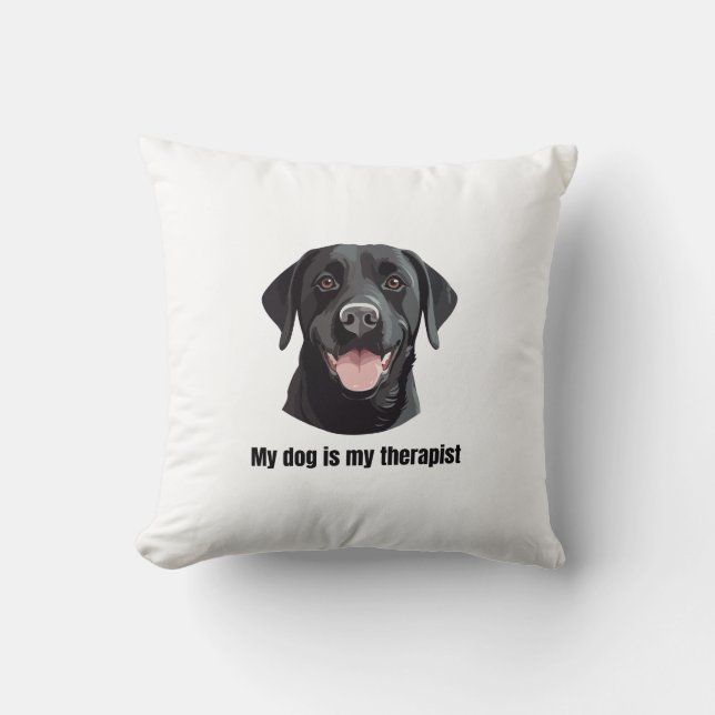 Labrador Retriever Kussen (Voorkant)