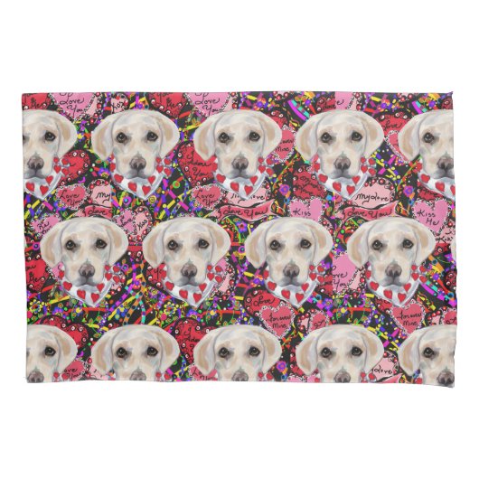 Labrador Retriever Kussensloop (Voorkant)