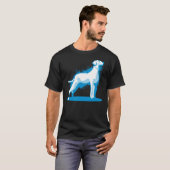 Labrador Retriever Lab Paint Splashes T-shirt (Voorkant volledig)