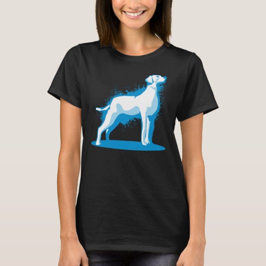 Labrador Retriever Lab Paint Splashes T-shirt (Voorkant)