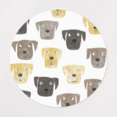 Labrador Retriever Labels (Design 1)