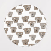 Labrador Retriever Labels (Design 1)