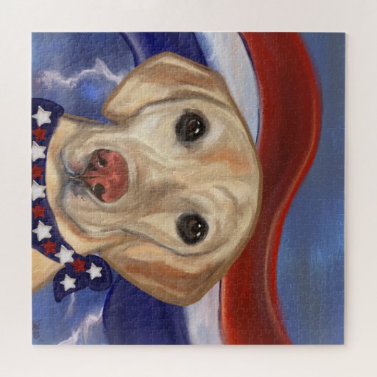 LABRADOR RETRIEVER LEGPUZZEL (Horizontaal)