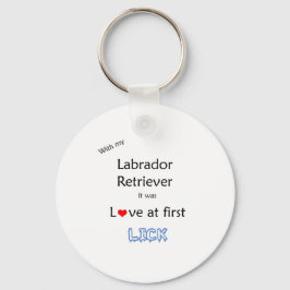 Labrador Retriever Lick Design Sleutelhanger