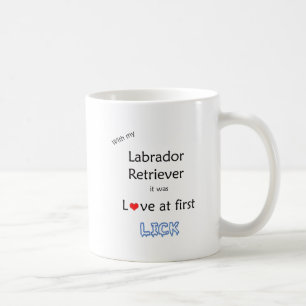 Labrador Retriever Liefde bij Eerste Lick Koffiemok
