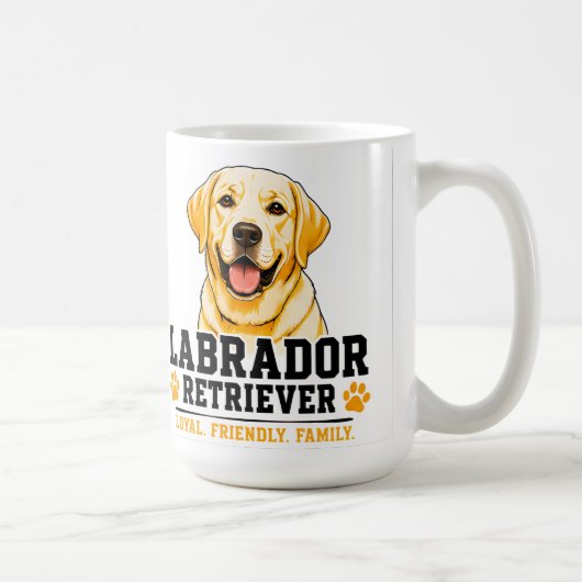 🐾 Labrador Retriever Liefhebber 🐾 Koffiemok (Rechts)